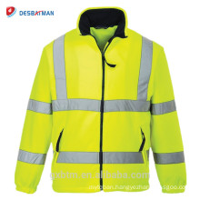 Road traffic yellow color high quality warning overalls safety reflective safety jacket security vest